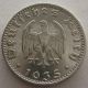 Wwii Antique Iii Reich Coin 50 Pfennig 1935 D Germany Big Eagle (zwr12) Germany photo 1