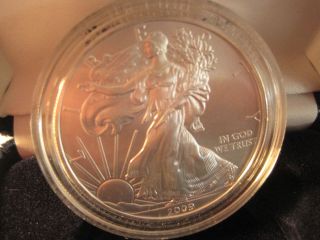 2009 1 Oz.  Silver Eagle With Case And Box photo