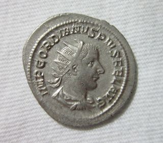 Silver Antoninianus.  Gordian Iii,  238 - 244 Ad.  Felicitas Reverse. photo