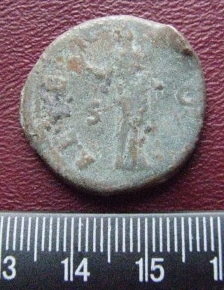 U - Id Authentic Ancient Roman Coin Large Dupondius Or As Roman Coin 13034 photo