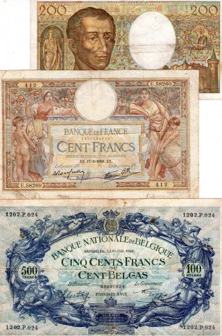 French Banknote photo