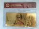 Canada $100 One Hundred Dollars Banknote Plated 24k Pure Gold With Canada photo 5