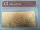 Canada $100 One Hundred Dollars Banknote Plated 24k Pure Gold With Canada photo 6