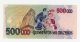 Brazil.  P - 236b.  500,  000 Cruzeiros.  Nd (1993).  Unc Paper Money: World photo 1