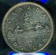 1947 Blunt 7 Canada King George Vi Silver Dollar,  Iccs Certified Ms - 62 Coins: Canada photo 1