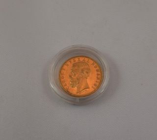 20 Lei 1890 Gold Coin Romania photo