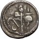 Julius Caesar Elephant Serpent 49bc Authentic Ancient Silver Roman Coin I52906 Coins: Ancient photo 1