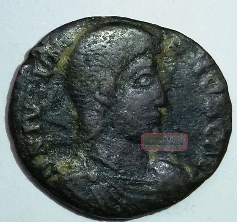 Ancient Roman Bronze Coin Constantius Gallus 351 - 354 Ad Fel Temp Reparatio Coins & Paper Money photo