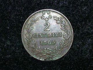 1915 Italy 2 Centesimi Coin photo