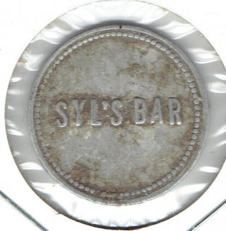 Big Falls,  Wisconsin? Trade Token Syl ' S Bar photo