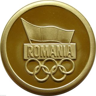 G801 Romania Olympic Games - Noc Official National Committee Delegation Medal photo