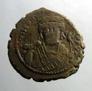 Tiberius Ii Constantine Ae32 Follis_antioch Mint_fought The Persians photo