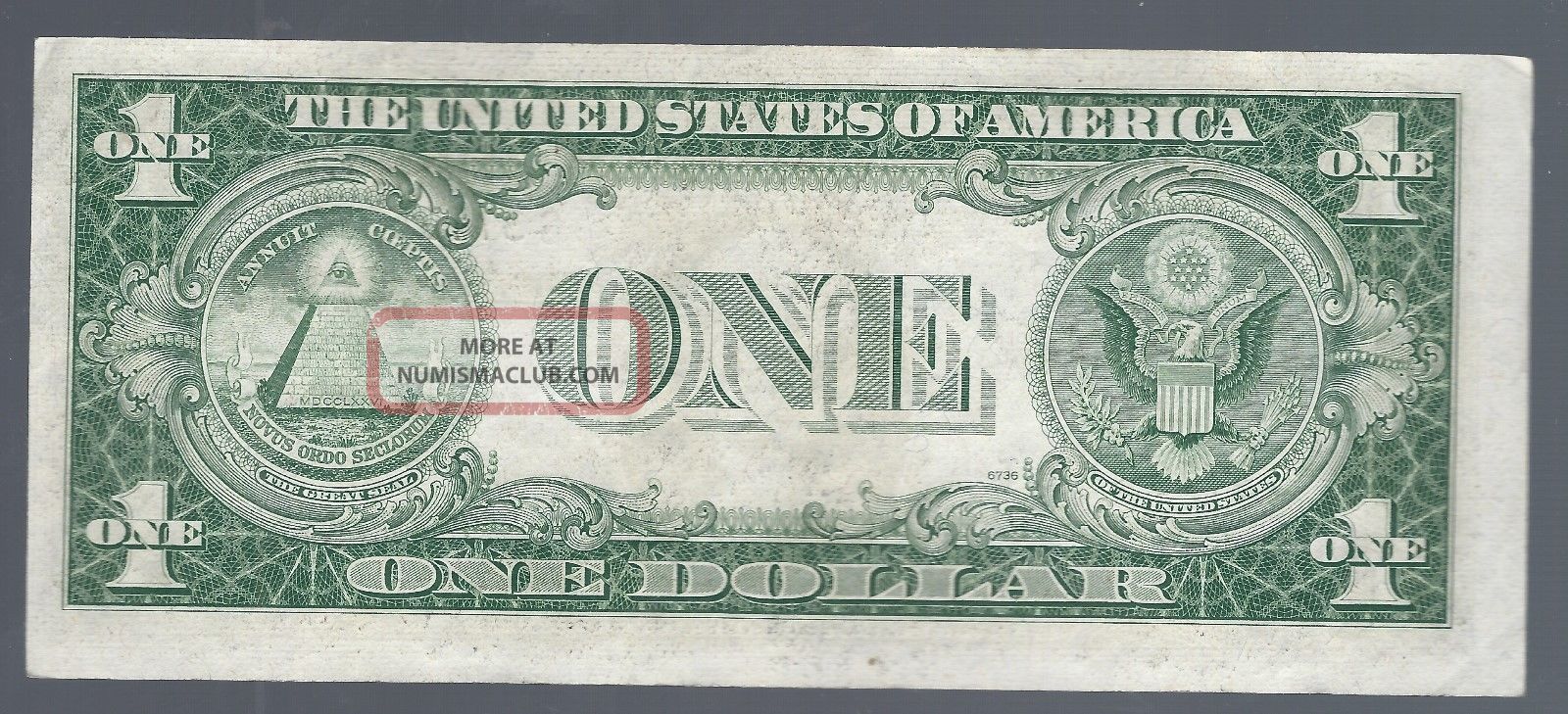 1935 F U S $1 Dollar Blue Seal Silver Certificate Note (crisp)