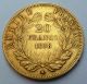 France 20 Gold Francs 1858 A 6.  45 Gr.  0.  1867 Oz.  0.  900 Gold Coins: World photo 1