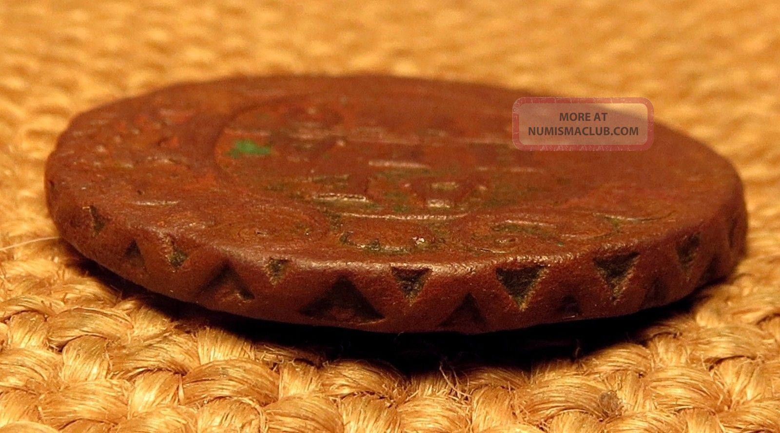Old Coin Denga 1750 Elizabeth - Ii Rare " Fresh " Very Thick