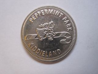 Peppermint Park Kiddieland Houston Texas (closed) Token Coin photo