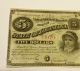 1886 5 Dollar State Of Louisiana Bond Note Certificate Stocks & Bonds, Scripophily photo 1