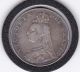 1887 Queen Victoria Large Double Florin (4/ -) Silver (92.  5) Coin UK (Great Britain) photo 1