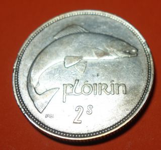 Ireland : Irish Florin 1941.  Silver photo