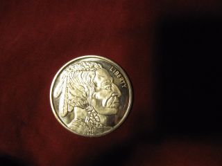 Uncirculated 1 Oz Ounce.  999 Fine Silver Indian Head Buffalo Us Coin Collectible photo