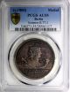 Germany.  Berlin.  Silver Medal,  Nd (c.  1800).  Pcgs Au55 36 Mm.  Old Toning Sommer - B77.  2 Exonumia photo 1