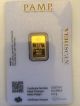 Pamp Suisse 2.  5 Gram 999.  9 Veriscan Gold Bar Fortuna Originally Purchased Apmex Gold photo 1