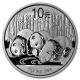 2013 Pure.  999 Silver China Panda Coin 1 Ounce 10 Yuan Capsule China photo 2