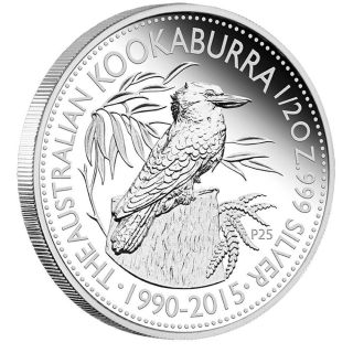 2015 Australia Beijing Coin Exposition Kookaburra 1/2 Oz Silver Proof Coin photo
