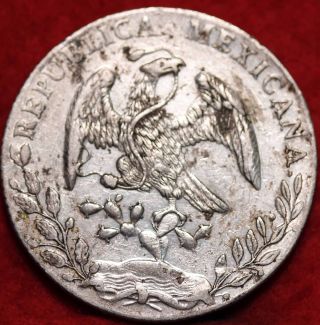 1889 - Momh Mexico 8 Reales Silver Foreign Coin S/h photo