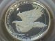 2015 Pcgs 1 Oz Silver Gem Proof Wedged Tail Eagle High Relief Mercanti Signed Australia photo 2