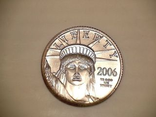 2006 $10 Platinum Eagle/ Liberty Coin 1/10 Oz Ounce Ngc Ms 70 Perfect Coin photo