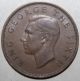 Zealand Large Penny Coin,  1951 - Km 21 - Tui Bird - George Vi - One Cent New Zealand photo 1