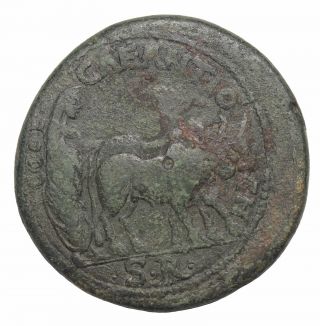 Caracalla 198 - 217 Ad Pisidia Antioch Ae34 Roman Provincial Coin Oxen photo