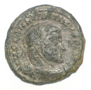 Roman Brozne Coin Follis Constantine The Great Victoriae Laetae Siscia photo