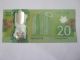 $20 Dollar Canadian 2015 Polymer Bill Uncirculated.  Fws3657610 Canada photo 1