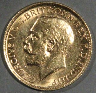 1912 - S Australian Sovereign Gold Coin S - 4003 Inv 1021 photo