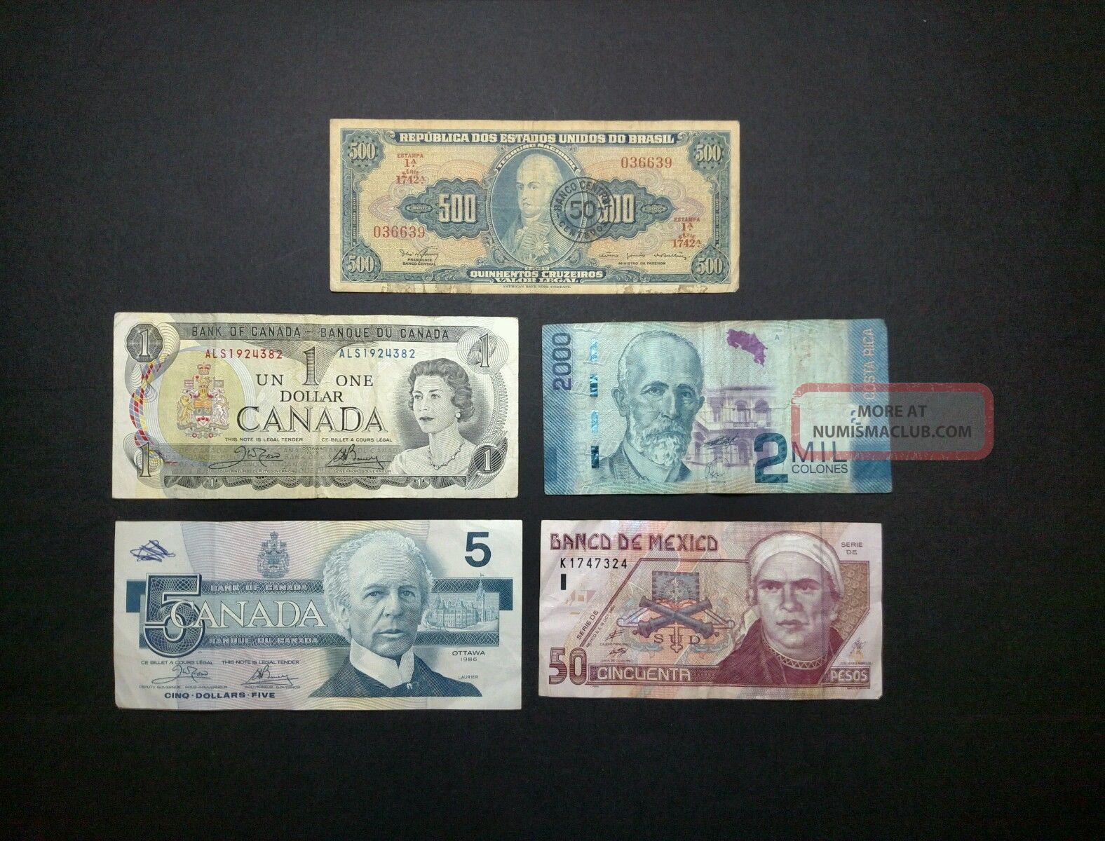 Paper Money From Around The World Paper Money: World photo