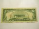 1963 $5.  00 Red Seal Note Small Size Notes photo 1