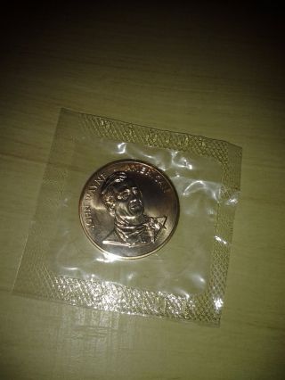 Un C John Wayne American Medal Us 24k Gold Plated Coin - photo