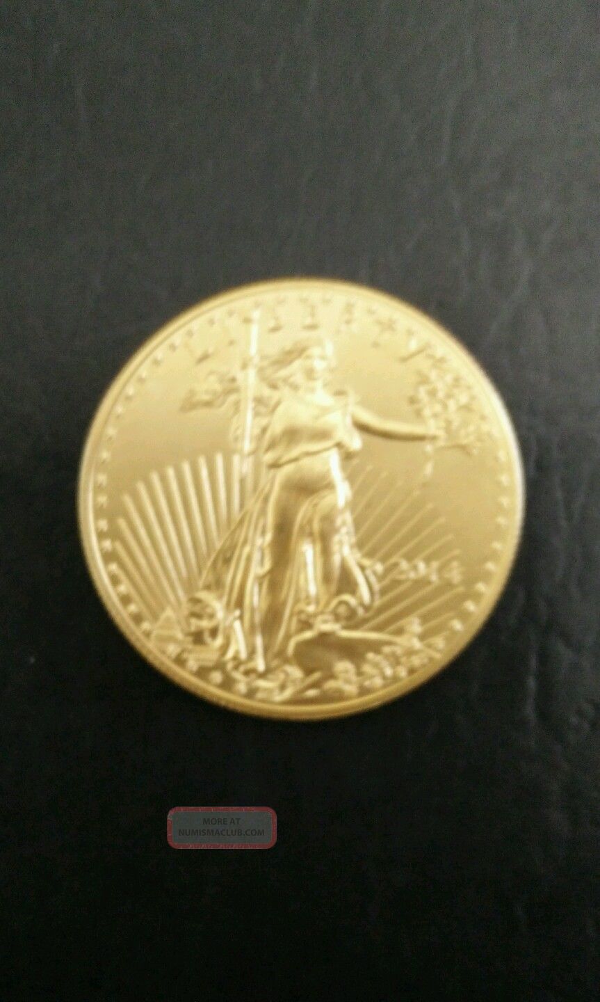 2014 1oz Gold Eagle Bullion Coin Gold photo