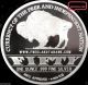 2011 Lakota Crazy Horse Indian {proof} 1 Oz.  999 Pure Fine Silver Bullion Round Silver photo 1