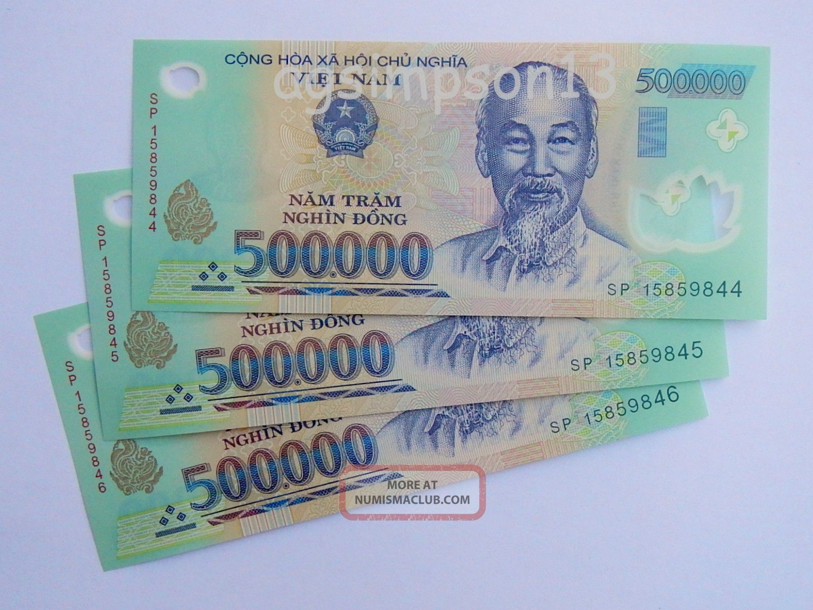 3 Three 500 000 Vietnamese Dong Total Of 1 500 000 Dong 3-three-500-000-vietnamese-dong-total-of-1-500-000-dong