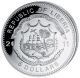 Liberia 2011 5$ History Of Railroads - Shinkansen Proof Silver Coin Africa photo 1