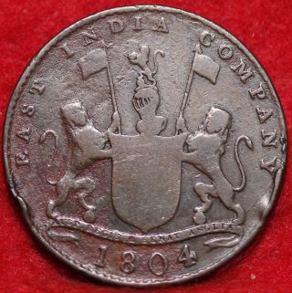 1804 Sumatra 2 Kepings Foreign Coin photo