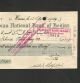 Egypt Saudiarabia,  The Arabian National Bank Of Hedjaz Check 1929 Sign Loutfalah Middle East photo 1