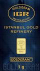 1 Gram Istanbul Refinery Gold Bar 0,  9999 Fine Gold photo 1