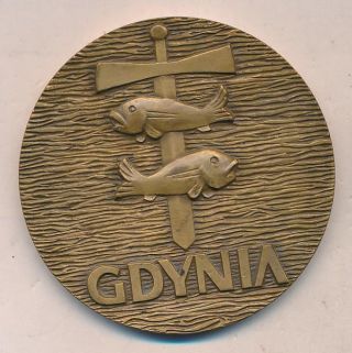 Polish Art Medal Port City Of Gdynia photo