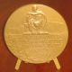 Bronze Medallion Of President William H Taft Commemorative Inaugural March 1909 Exonumia photo 1