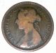 1891 Great Britain Uk 1 Half Penny Coin,  Queen Victoria UK (Great Britain) photo 2