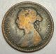 1891 Great Britain Uk 1 Half Penny Coin,  Queen Victoria UK (Great Britain) photo 4